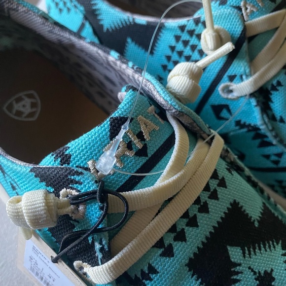 Turquoise Saddle Blanket ARIOT HILO Aztec Patterned Slip-On Sneakers NWT - Picture 9 of 13